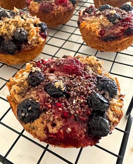 Sourdough Oatmeal Breakfast Cups