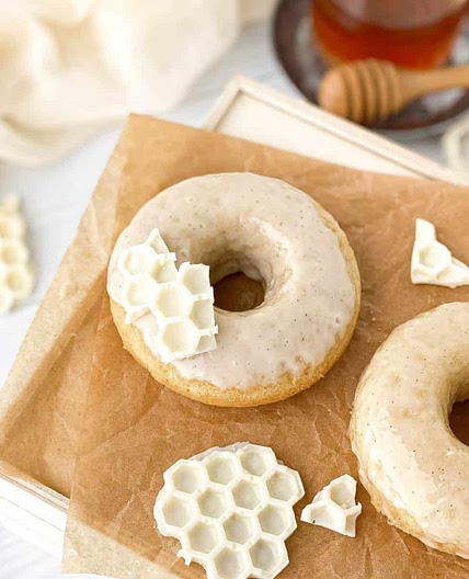 Honey Donuts with Vanilla-Honey Glaze
