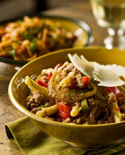 Pâtes à la saucisse et au fenouil