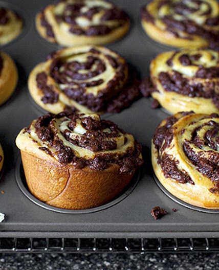 chocolate swirl buns