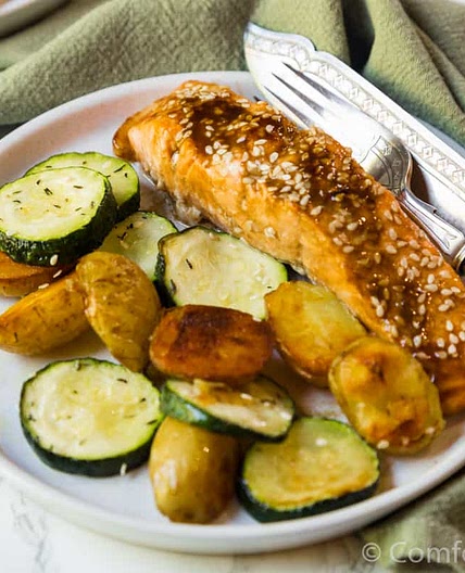 Sheet Pan Balsamic Dijon Salmon