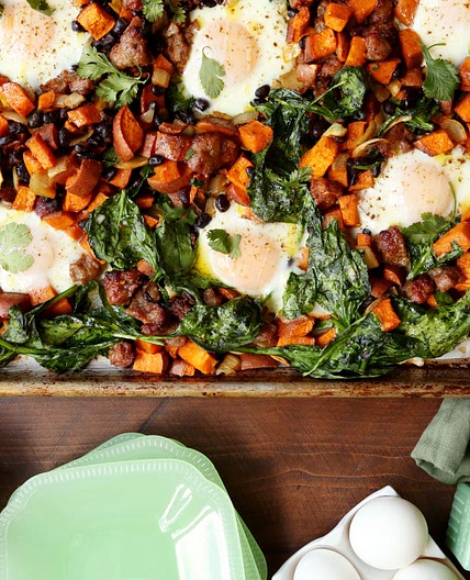 Sheet Pan Sweet Potato Breakfast Hash