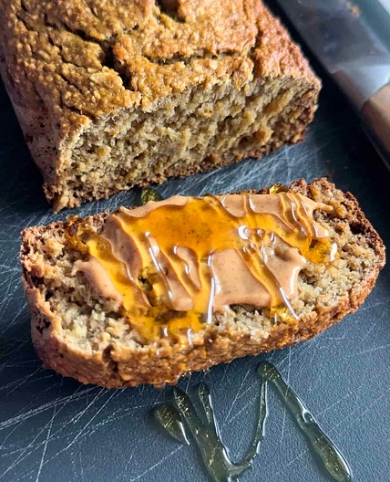 Healthy Banana Oatmeal Bread