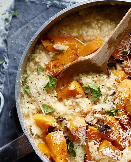 Pumpkin risotto