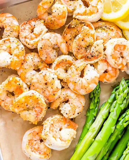 Lemon Pepper Shrimp Sheet Pan