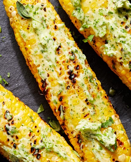 Honey Lime Grilled Corn