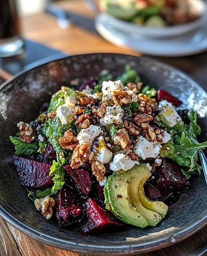 Rote Beete Salat - mit Feta
