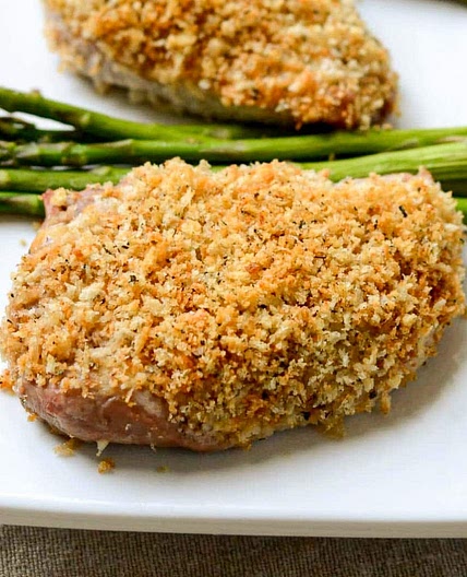 Easy Baked Panko Pork Chops