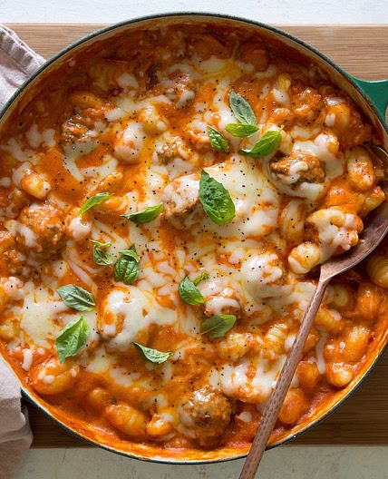 Cheesy Italian Meatball Gnocchi