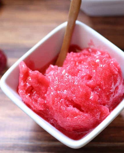 Raspberry Lemonade Sorbet