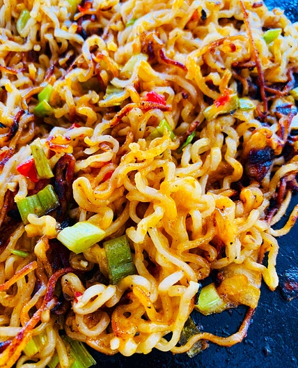 Blackstone Bang Bang Ramen Noodles