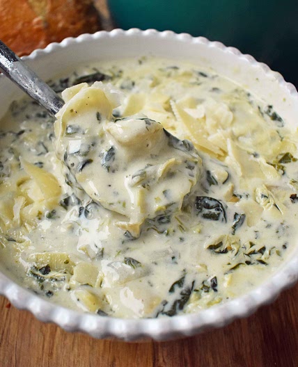 Creamy Spinach Artichoke Soup