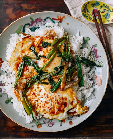 Eggs with Soy Sauce & Scallions