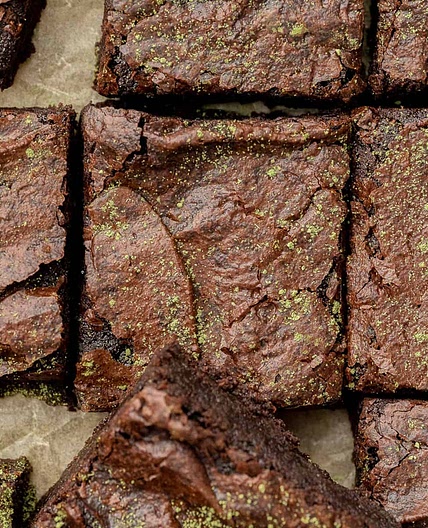 Vegan Matcha Brownies