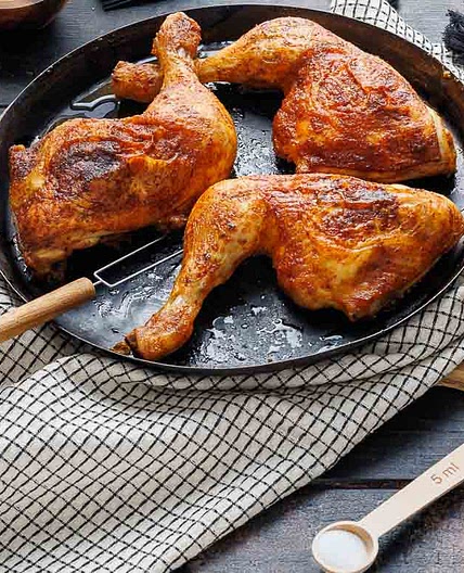 Hähnchenschenkel im Backofen