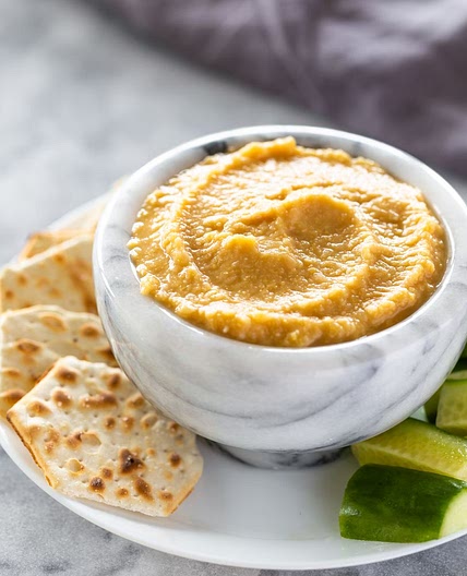 Oil-Free, Tahini-Free Low-Fat Hummus