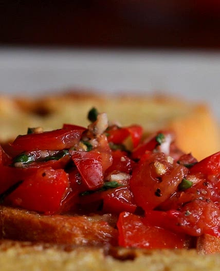 Tomato Basil Bruschetta Recipe by Tasty