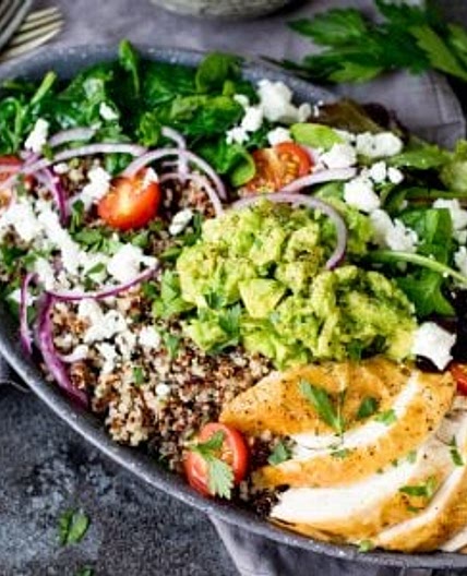 Chicken and Quinoa Salad Bowl