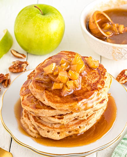 Caramel Apple Pancakes