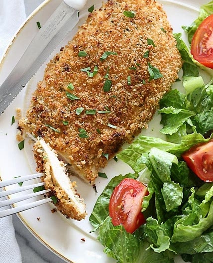 Mustard & Herb Crusted Chicken Breasts