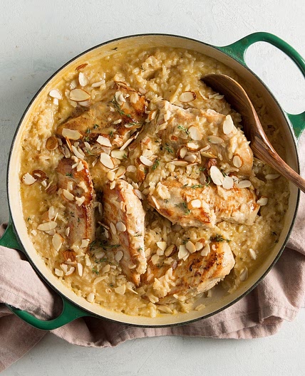 Creamy Almond Chicken and Rice