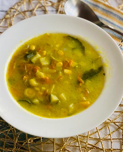 Mexican Squash Blossom Soup (Sopa de Flor de Calabaza)