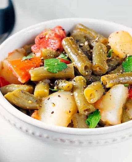 Instant Pot Greek Green Beans