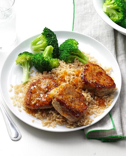 Apricot-Rosemary Pork Medallions