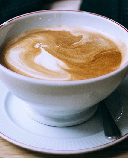 Almond milk cappuccino