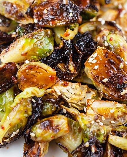 Sweet and Spicy Brussels Sprouts
