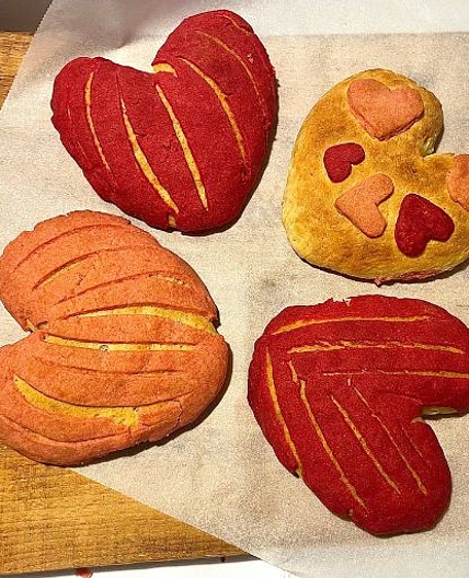Heart-Shaped Conchas
