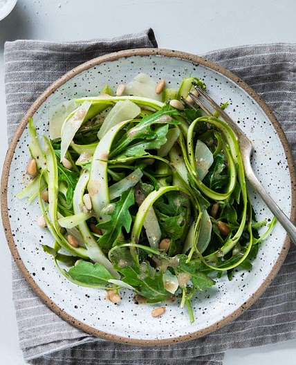 Shaved Asparagus and Arugula Salad