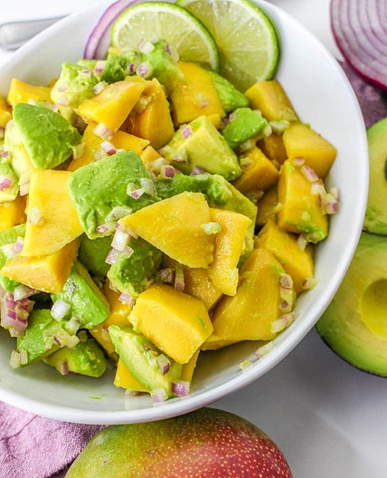 Simple Avocado Mango Salad