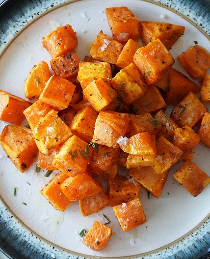 Easy Air Fryer Sweet Potato Cubes