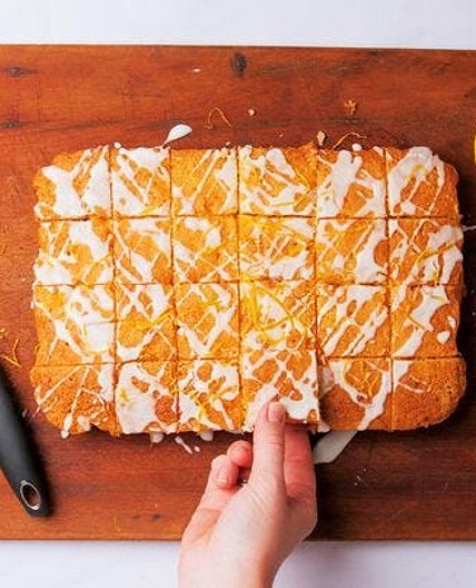 It doesn't get more lemony than this easy Lemon Drizzle Traybake recipe!