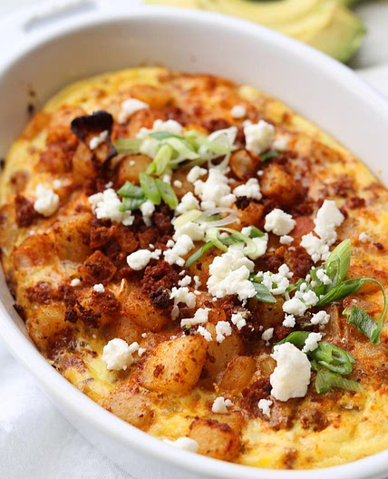 Baked Mexican Chorizo and Eggs