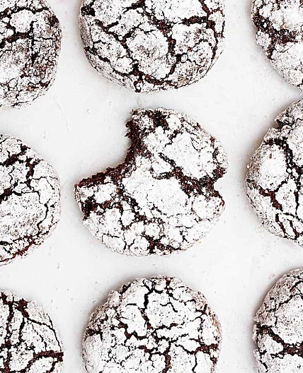 Vegan Chocolate Orange Crinkle Cookies