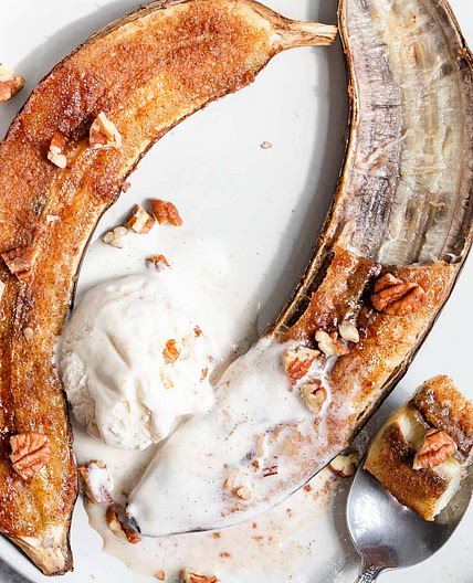 Air Fryer Caramelized Bananas