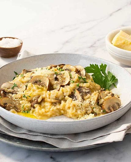 Mushroom risotto