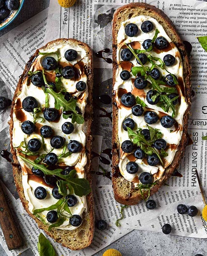 Blueberry Toast