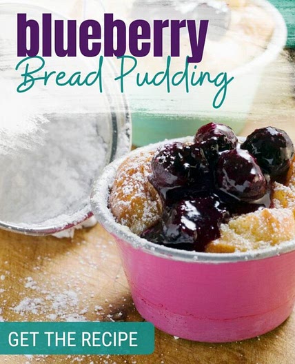 Blueberry Bread Pudding Recipe