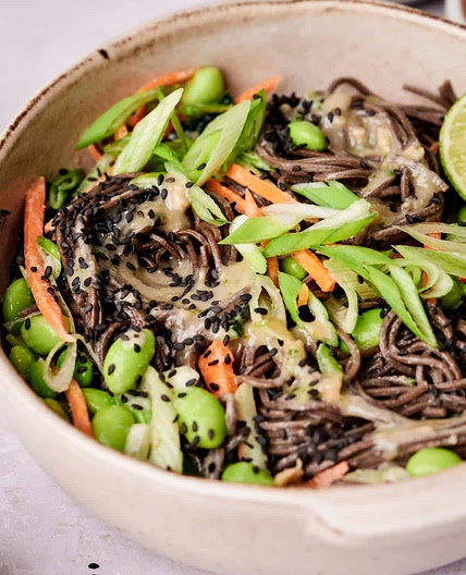Sesame cold noodles