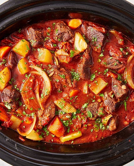 Slow-Cooker Red Wine Beef Stew