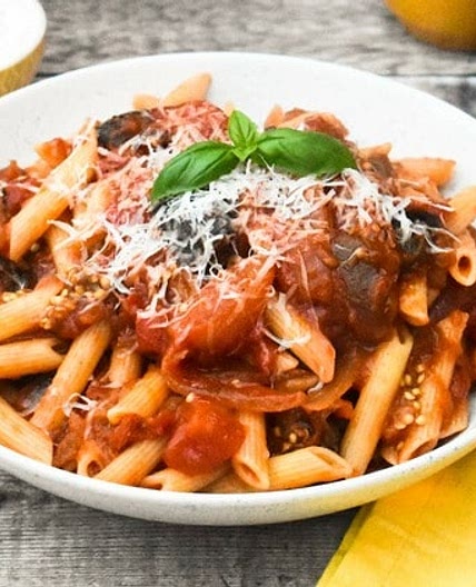 Aubergine Tomato Pasta Sauce