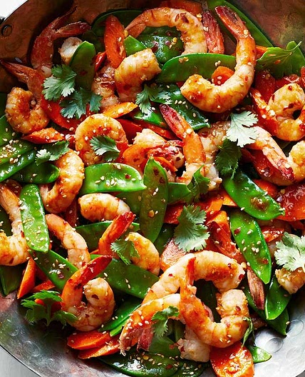 Spicy Sambal Shrimp Stir-Fry