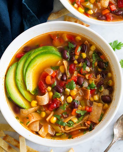 Black Bean Tortilla Soup