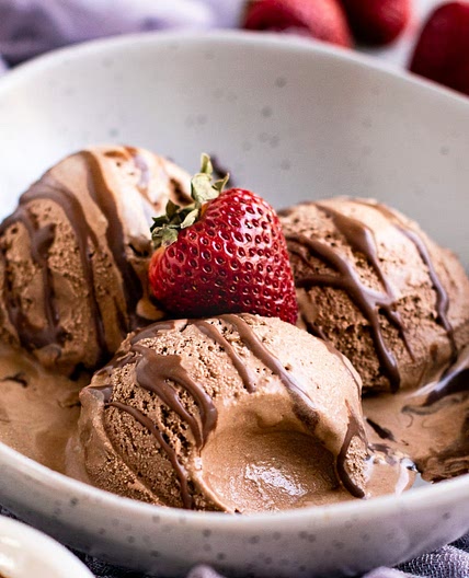 Easy Homemade Chocolate Ice Cream