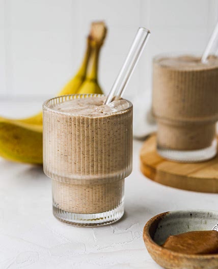 Salted Banana Almond Butter Smoothie