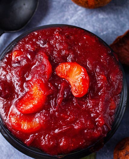 Mandarin Orange Cranberry Sauce