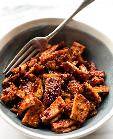 5-Ingredient Spicy Chile-Garlic Tofu